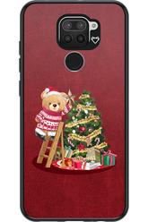 Christmas Bear (Burgundy) - Xiaomi Redmi Note 9