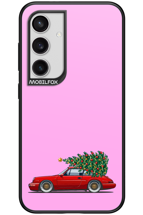 XMAS Car Pink - Samsung Galaxy S24