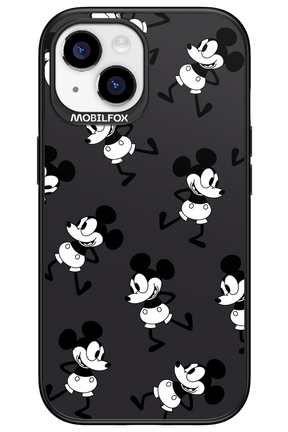 Iconic Mouse (antracite pattern) - Apple iPhone 15