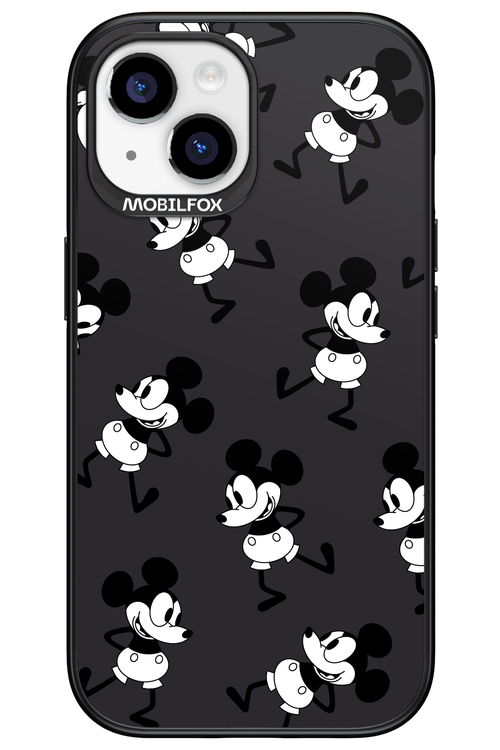 Iconic Mouse (antracite pattern) - Apple iPhone 15