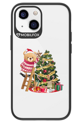 Christmas Bear (Transparent) - Apple iPhone 13 Mini