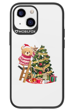 Christmas Bear (Transparent) - Apple iPhone 13 Mini
