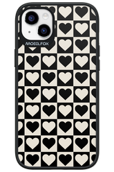 Checkered Heart - Apple iPhone 14 Plus