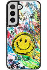 Crayon Smiley Colorful - Samsung Galaxy S22