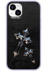 Chrome Crosses 2.0 - Apple iPhone 15 Plus