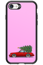 XMAS Car Pink - Apple iPhone SE 2020