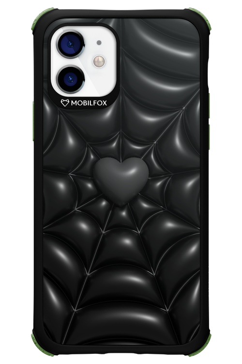 Black Spider Heart - Apple iPhone 12