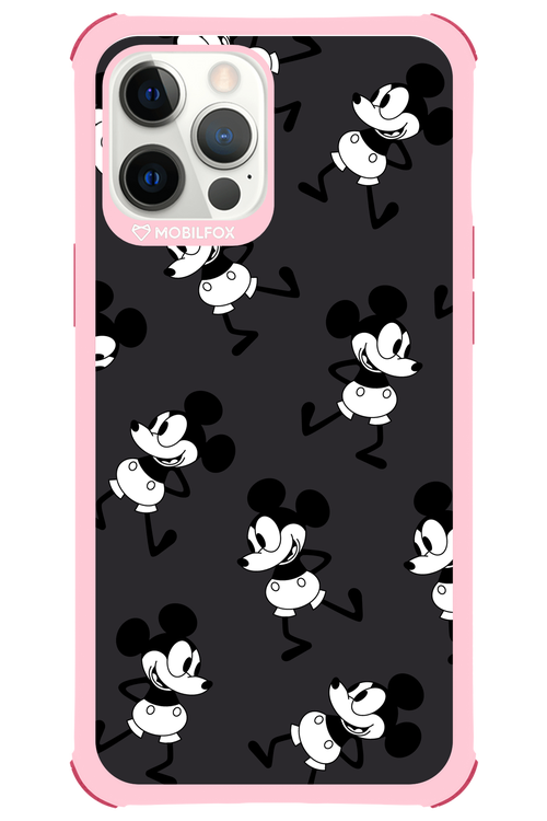 Iconic Mouse (antracite pattern) - Apple iPhone 12 Pro Max