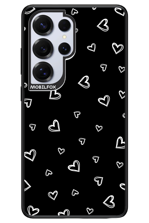 Monochrome Hearts 2.0 - Samsung S25 Ultra