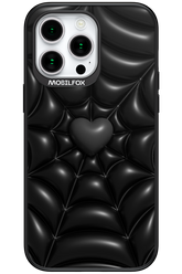 Black Spider Heart - Apple iPhone 15 Pro Max