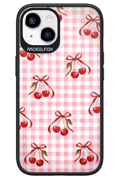 Pink Cherry Checked 2.0 - Apple iPhone 14