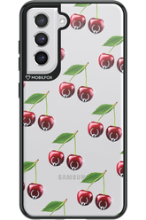 Spicy Cherries Transparent - Samsung Galaxy S21 FE