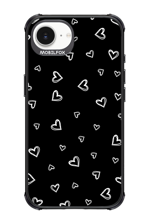 Monochrome Hearts 2.0 - Apple iPhone 16e