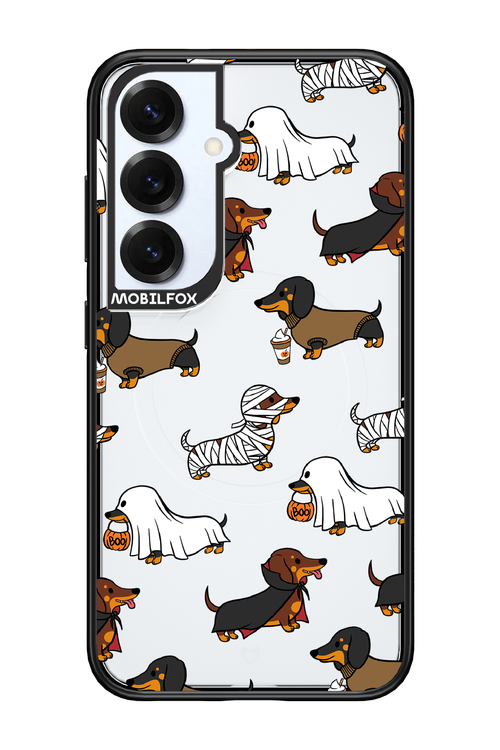 Scary Dachshund (Transparent) - Samsung S25