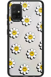 Smiley Flowers Transparent - Samsung Galaxy A51