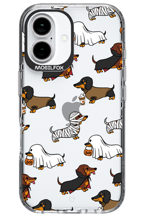 Scary Dachshund (Transparent) - Apple iPhone 16