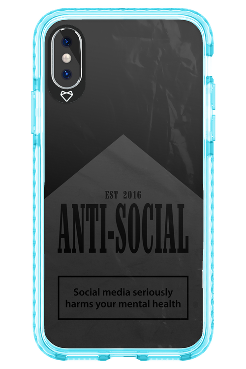 ANTI-SOCIAL (BLVCK) 2.0 - Apple iPhone XS