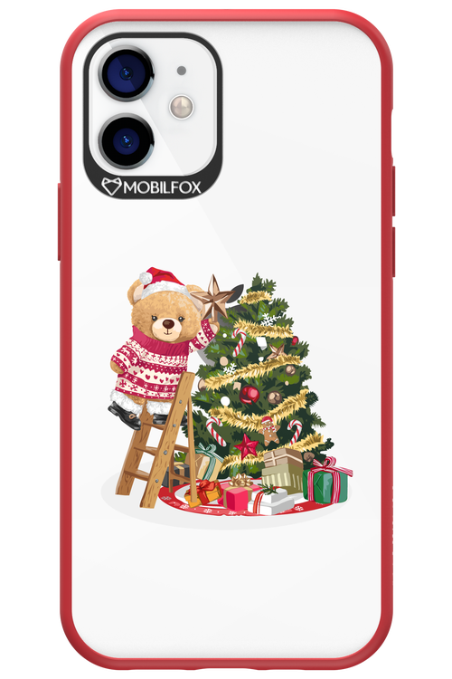 Christmas Bear (Transparent) - Apple iPhone 12