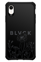 Black Flowers - Apple iPhone XR