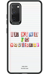 Be Kind To Yourself Notebook - Samsung Galaxy S20 FE