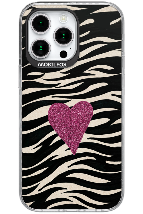 Zebra Heart 2.0 - Apple iPhone 15 Pro Max