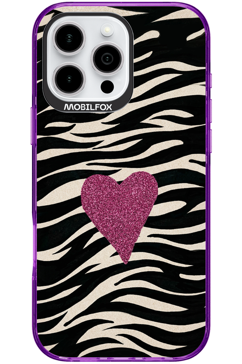 Zebra Heart 2.0 - Apple iPhone 16 Pro Max