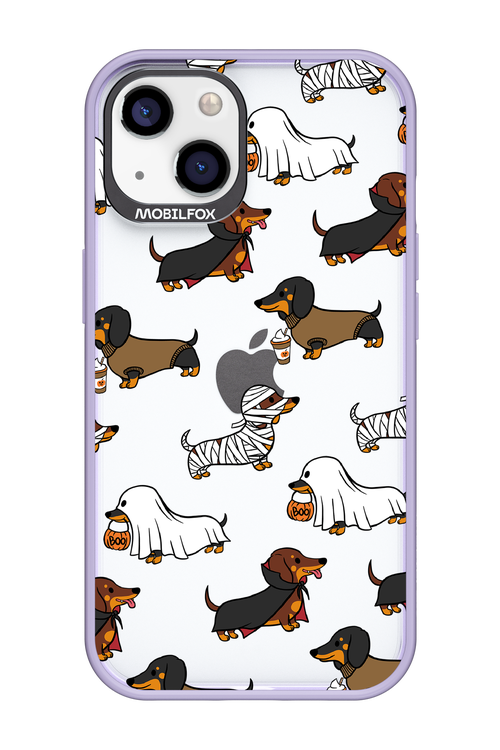 Scary Dachshund (Transparent) - Apple iPhone 13