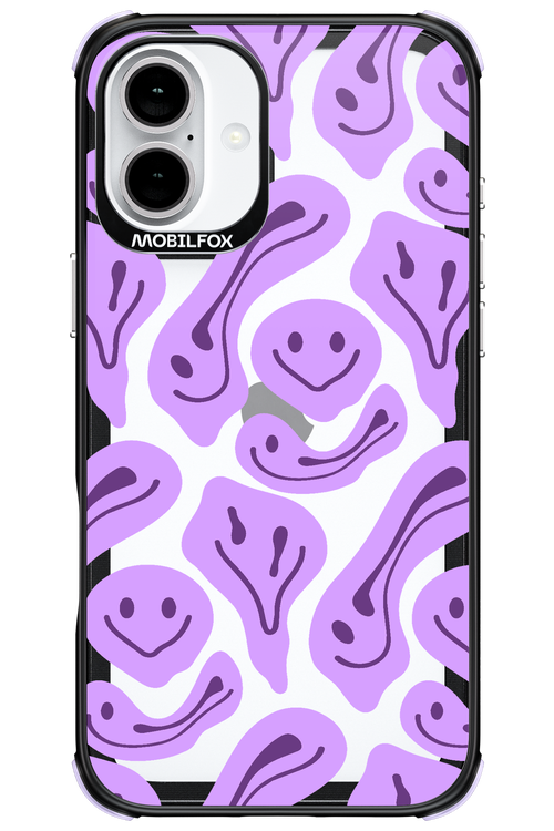 Fluid Smiley Purple - Apple iPhone 16 Plus