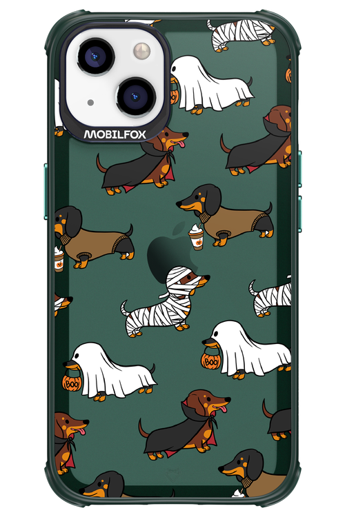Scary Dachshund (Transparent) - Apple iPhone 13