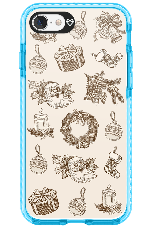 Christmas Paper - Apple iPhone SE 2020