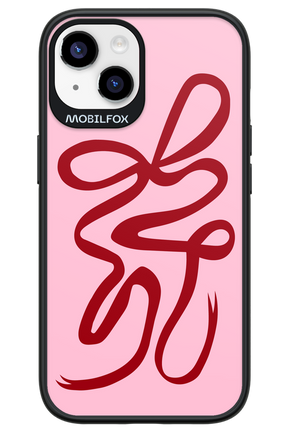 Burgundy Bow - Apple iPhone 14