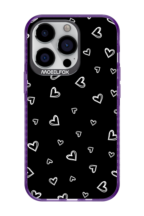 Monochrome Hearts 2.0 - Apple iPhone 13 Pro