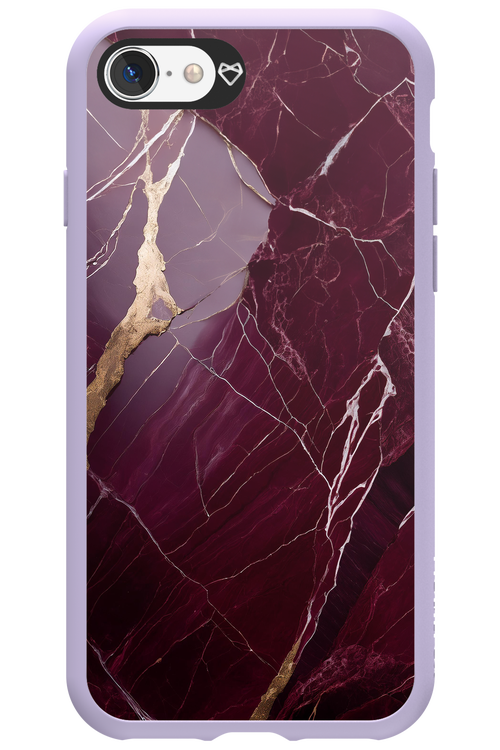 Burgundy Marble - Apple iPhone 8