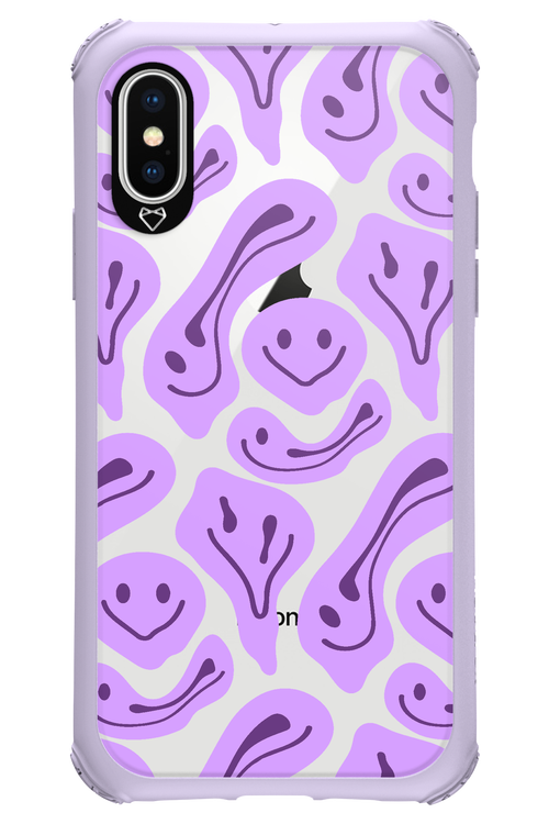 Fluid Smiley Purple - Apple iPhone X