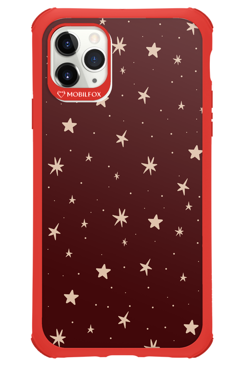 Burgundy Stars - Apple iPhone 11 Pro Max