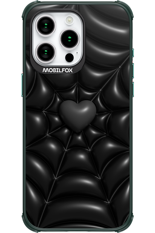 Black Spider Heart - Apple iPhone 15 Pro Max