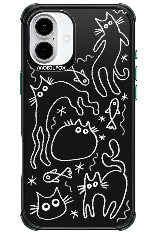 CHALK_CATS 2.0 - Apple iPhone 16 Plus