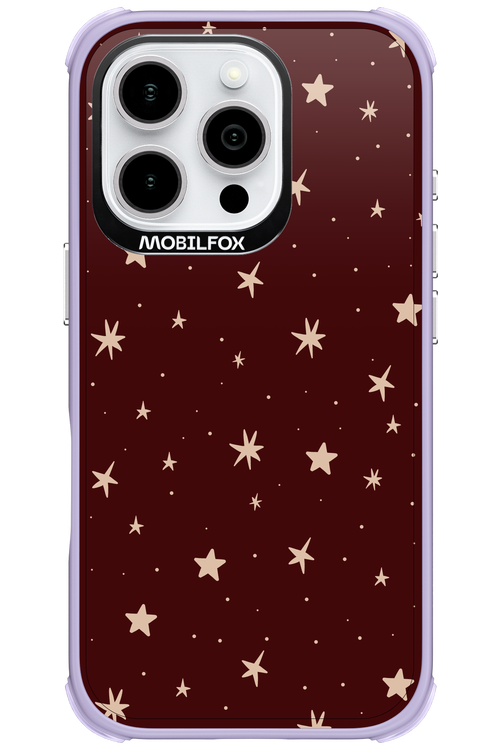 Burgundy Stars - Apple iPhone 16 Pro