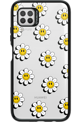 Smiley Flowers Transparent - Huawei P40 Lite