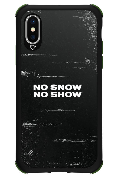 No snow, no show - Apple iPhone X