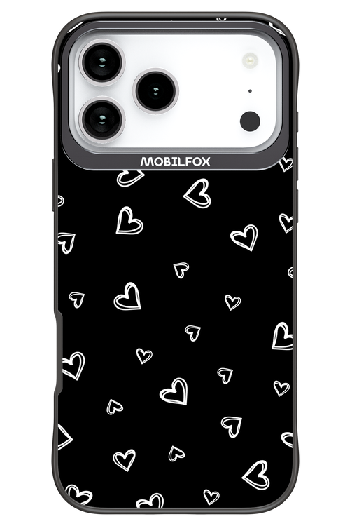 Monochrome Hearts 2.0 - Apple iPhone 17 Pro Max