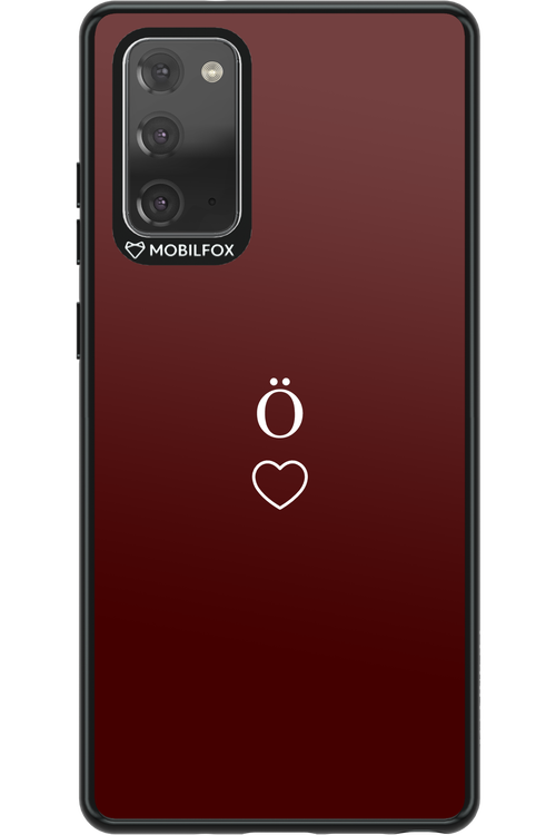 O Burgundia II 2.0 - Samsung Galaxy Note 20