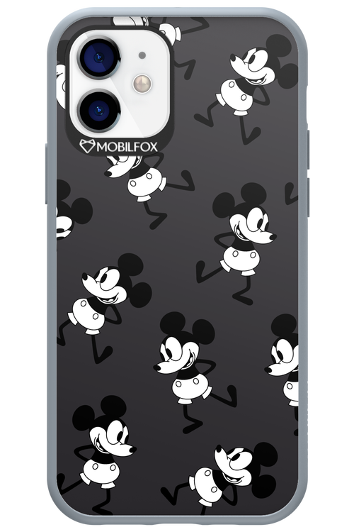 Iconic Mouse (antracite pattern) - Apple iPhone 12