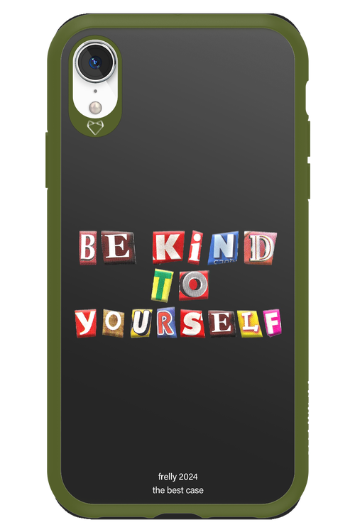 Be Kind To Yourself Black - Apple iPhone XR