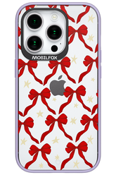 Bow & Stars (Transparent) - Apple iPhone 15 Pro