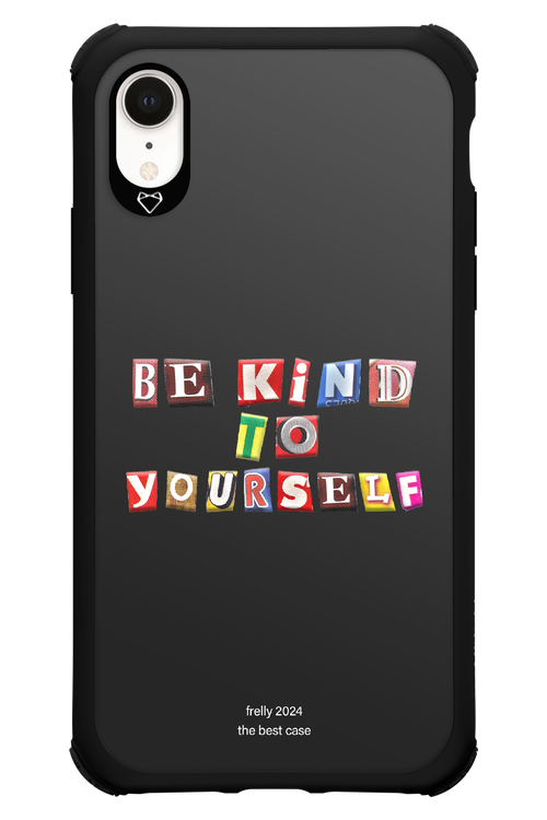 Be Kind To Yourself Black - Apple iPhone XR