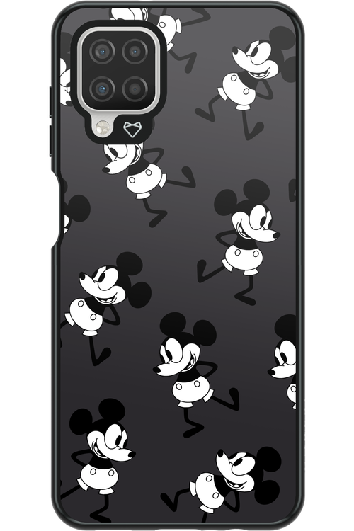 Iconic Mouse (antracite pattern) - Samsung Galaxy A12