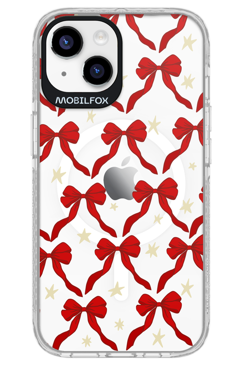 Bow & Stars (Transparent) - Apple iPhone 14
