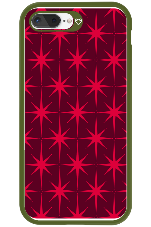 Burgundy Starss - Apple iPhone 8 Plus
