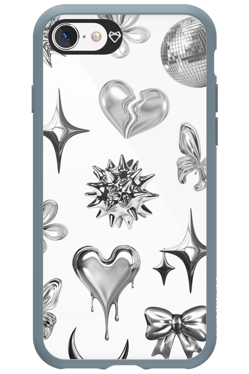 Silver Zone Transparent - Apple iPhone SE 2022